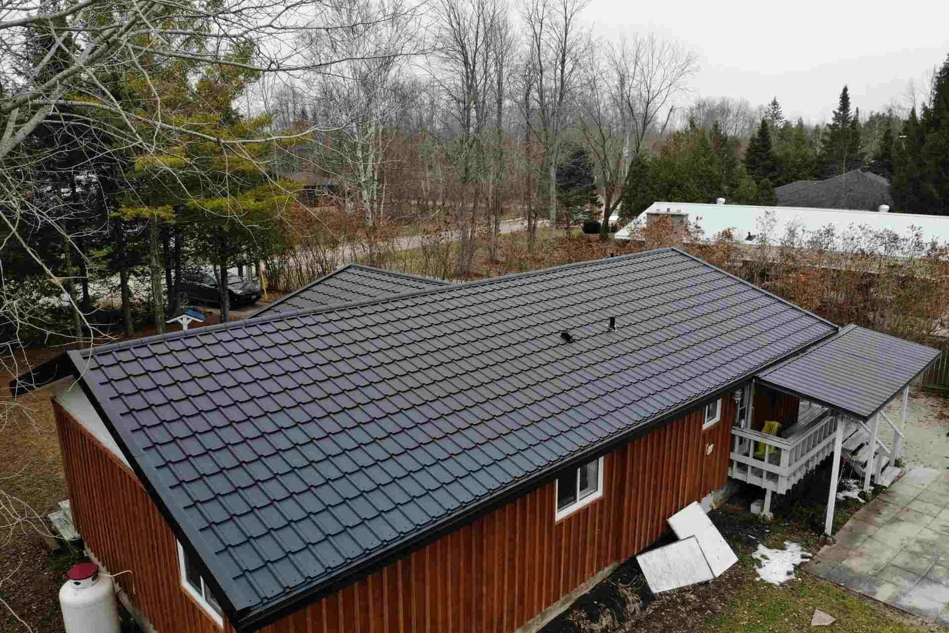 Downspout installation